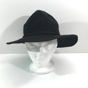 BOHO Wide‑Brim Black Floppy Hat – Soft & Flexible - Women’s O/S